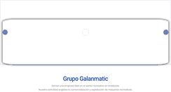 Desktop Screenshot of galanmatic.com